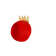 Sarah, Tell A Story logo — a red pomegranate with a gold crown